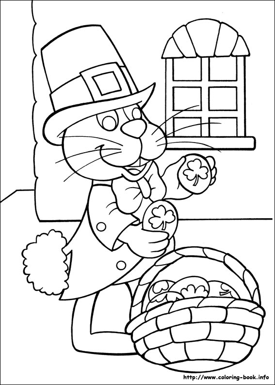 Peter Cottontail coloring picture